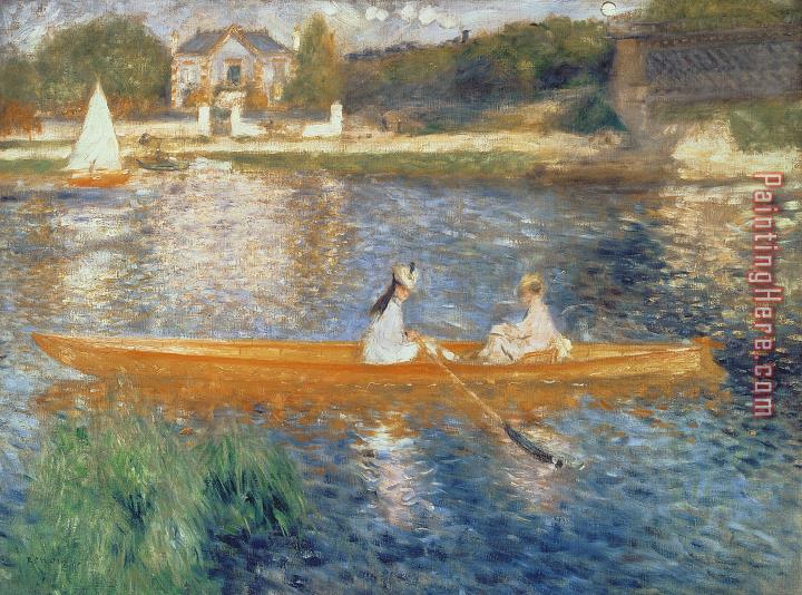 Pierre Auguste Renoir Boating on the Seine